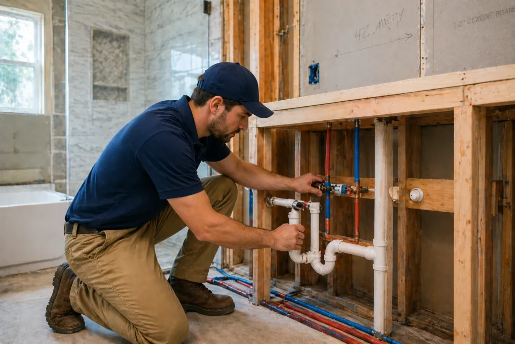 Bathroom Plumbing for Remodels ​ cap coaral fl