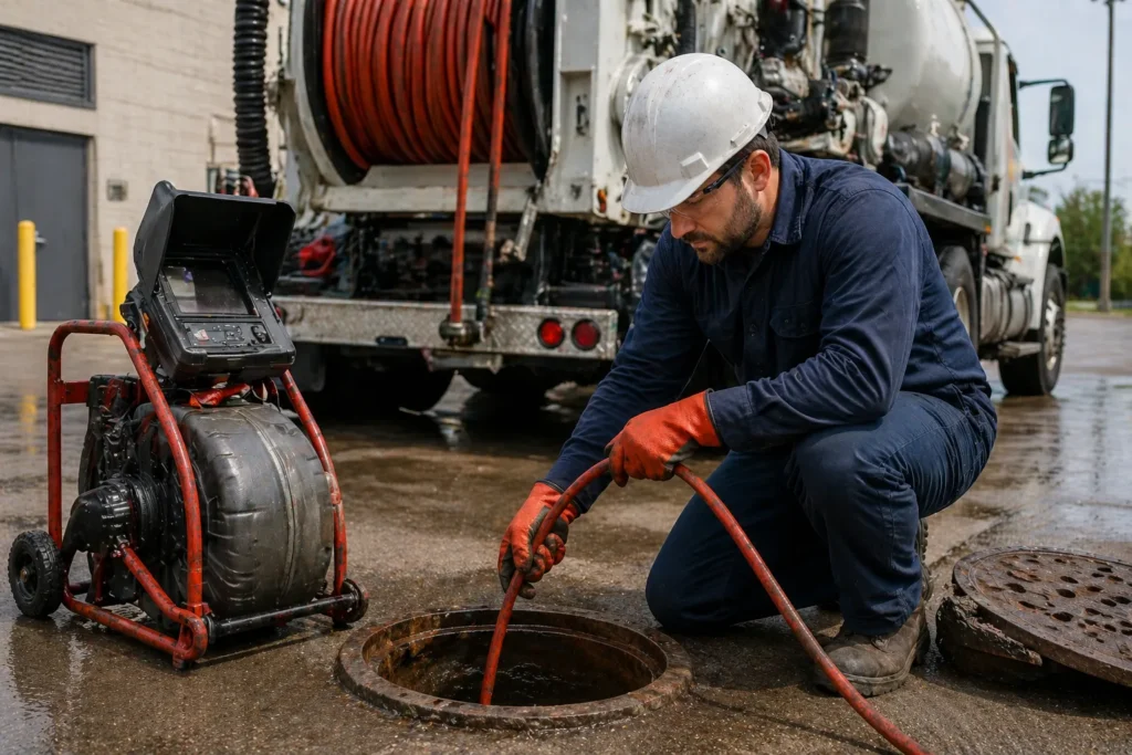Commercial Drain & Sewer Services